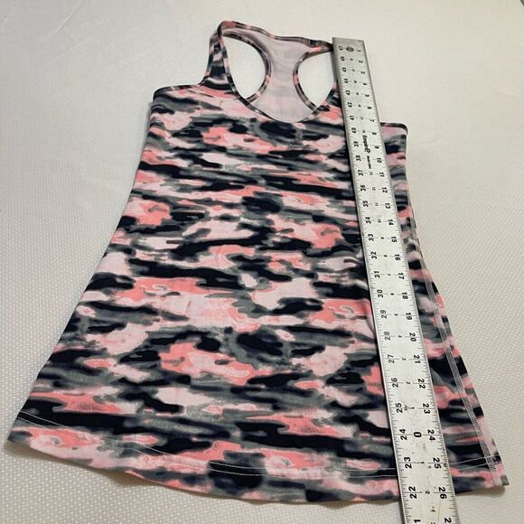 Lululemon Cool Racerback Pink Camo Tank Top Size Small Medium See Measurements - Picture 3 of 6
